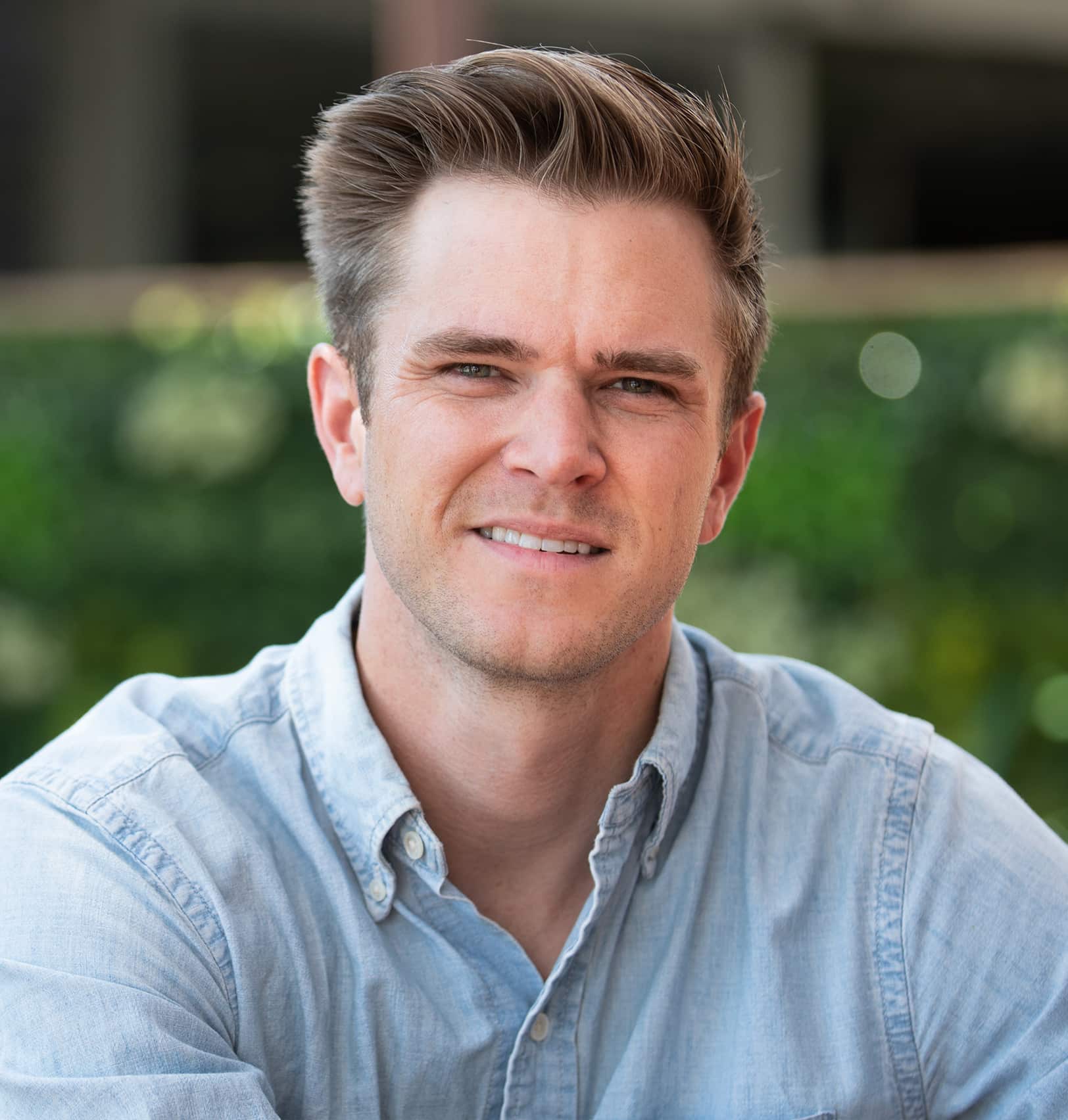 Portrait of Fine Dining Restaurant Group’s Director of Restaurant Operations, Braden Alsnauer.